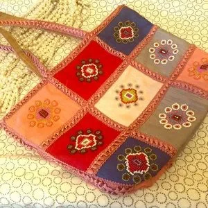 Vintage FENDI Beads beaded Bag stylish purse